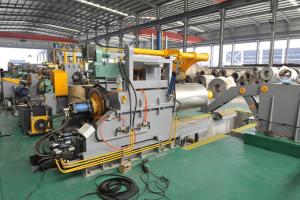 Cut To Length Line Coil Processing Equipment With PLC Control Electrical System