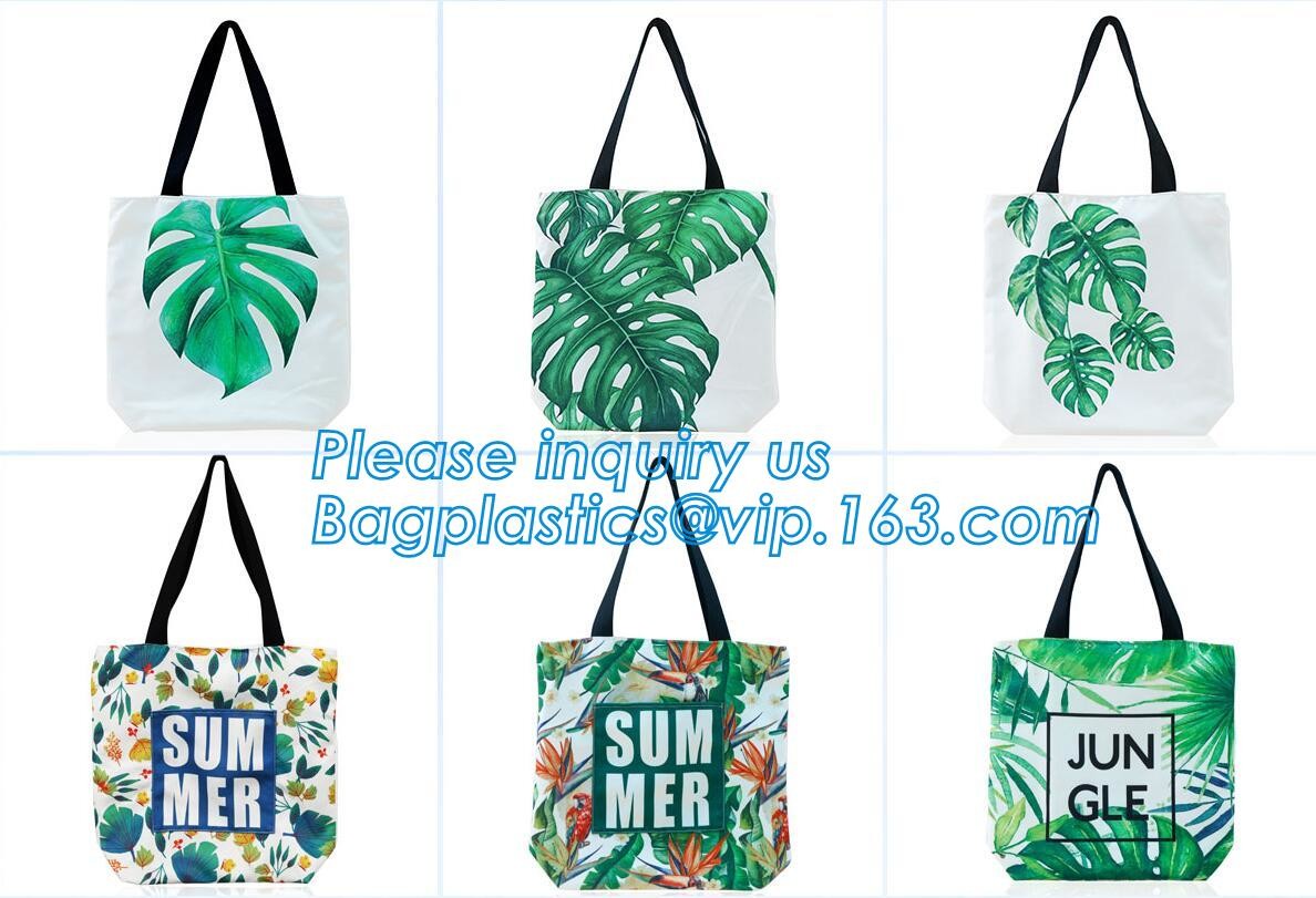 Custom silk screen printed Cotton material handle style blank natural cotton canvas bag without logo bagplastics bagease