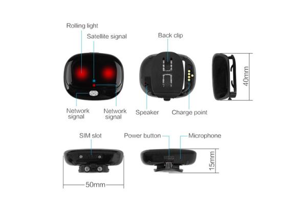 Quality Pet Collar Gps Tracker , 4g Pet Tracker Health Activity Monitoring for sale