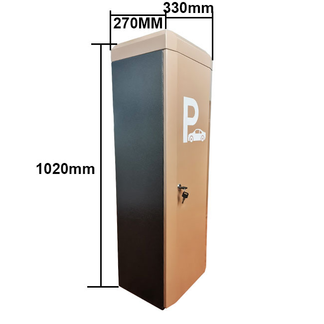 Community Parking Lot Barrier Gate DC24V 120W with Vehicle Plate Reading System