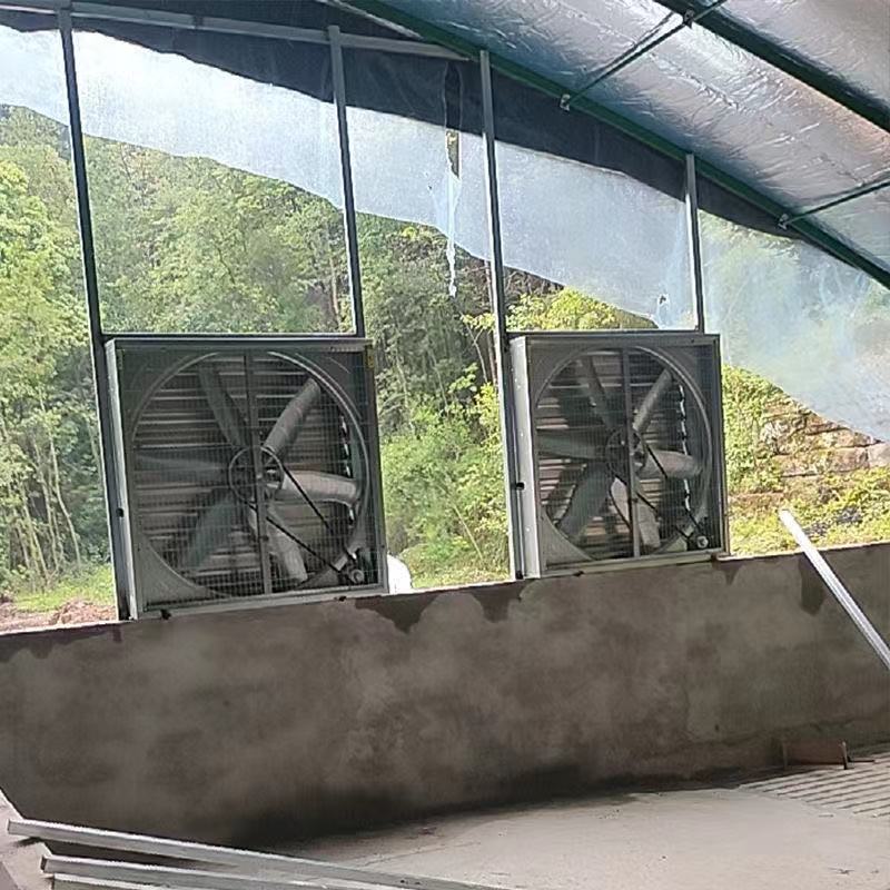 2025 Hot Sale Industrial Air Ventilation Exhaust Fan for Greenhouse Poultry Farm Electric Good Price 275g Frame