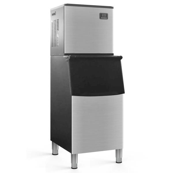 English Operating Language Ice Cube Block Making Machine 350kg Automatic