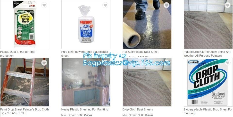 Customized Square Bottom or Side Guesst Plastic Protective Pallet Covers, 4 Mil Dust proof Clear Pallet Covers, BAGPLAST
