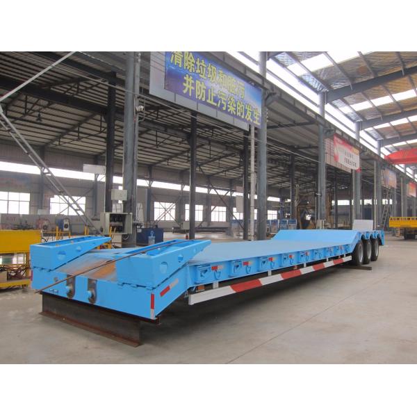 BPW Axles Low Platform 120 TON Front Loading Lowbed Trailer with Removable Gooseneck