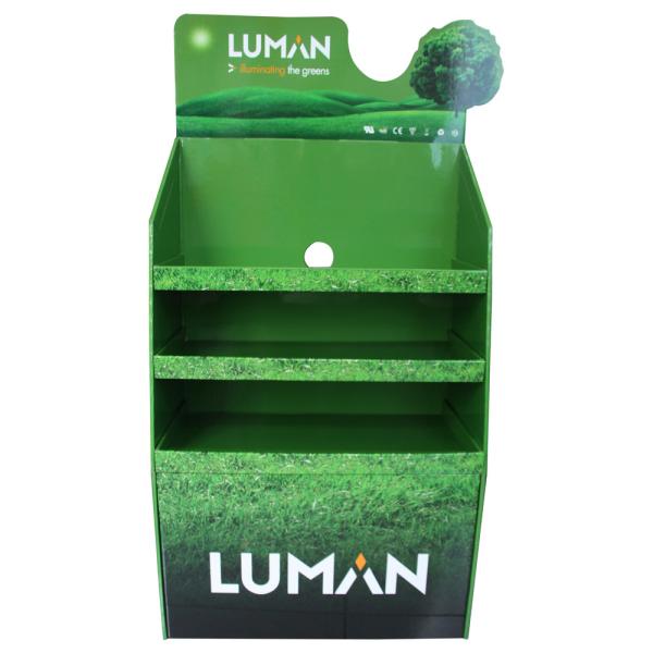 Quality Free Standing Cardboard Shipper Display Recyclable Material Offset Printing for sale