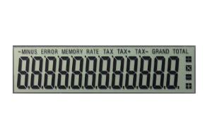 China Monochrome TN LCD Display Screen High Resolution Alphanumeric For Calculator wholesale