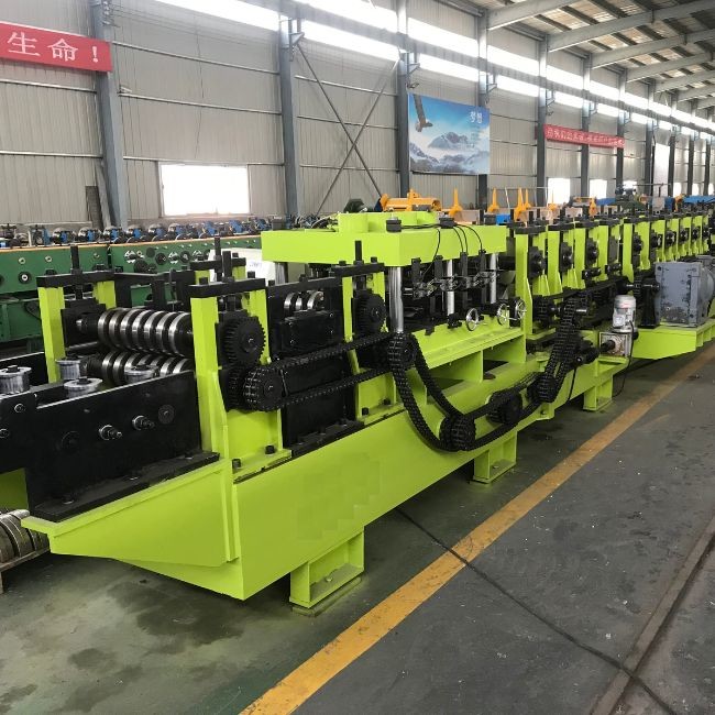37m/Min C&Z Purlin Roll Forming Machine With 16 Stand 7 Levelling Rolls