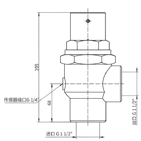Opering Pressure 4-5 Bar MPV Minimum Pressure Control Valve For Medium Temp. -20C- 120C Applications