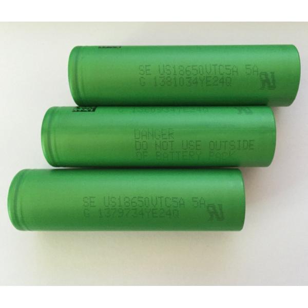 Ultra High Power Brand US18650TVC5A Li-ion Battery Cells 3.6V 2600mAh 1C for Electric Tool、E-BIKE、Interphone