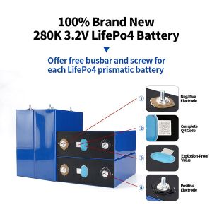 Grade A Prismatic LFP Cell Lifepo4 Lithium Solar Energy Battery