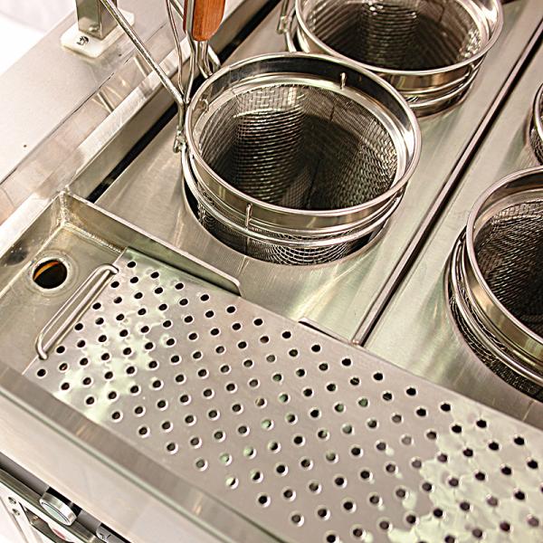 6 Baskets Free Standing Auto Lift Up Noodle Cooker / Commercial Kitchen Equipment