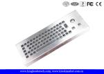 USB Interface Desktop Rugged Keyboard Trackball With 65 Keys