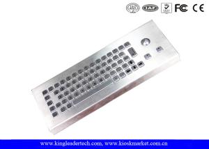 China USB Interface Desktop Rugged Keyboard Trackball With 65 Keys wholesale