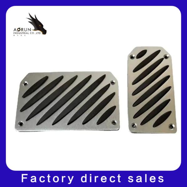 Quality Accept Custom Cheap Good Quality Aluminium Alloy Non-Skid Pedal Pad Accelerator Foot Pedal For Universal Car for sale
