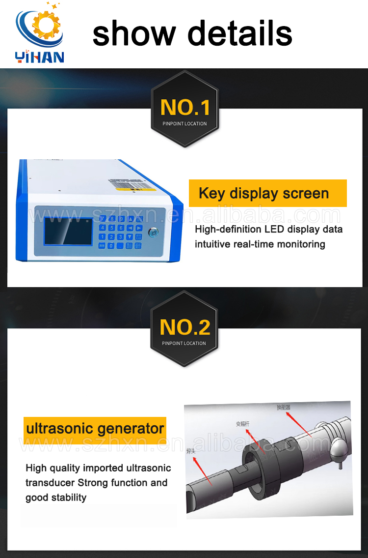 Ultrasonic 0.35-12mm2 Copper Wire Welding Machine 2000W for Welding Capacity 0.35-12mm2