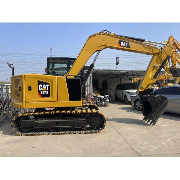 Used Caterpillar 307.5 Excavator 0.33 M3 Bucket Capacity For Construction Projects