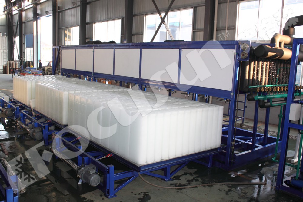 40ft Container Design Industrial Block Ice Making Machine for Maximum Ice Production