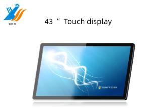China 43&quot; VGA HDMI Interface Touch Display Multi Point customize waterproof oilproof Anti-UV AR AG AF wholesale