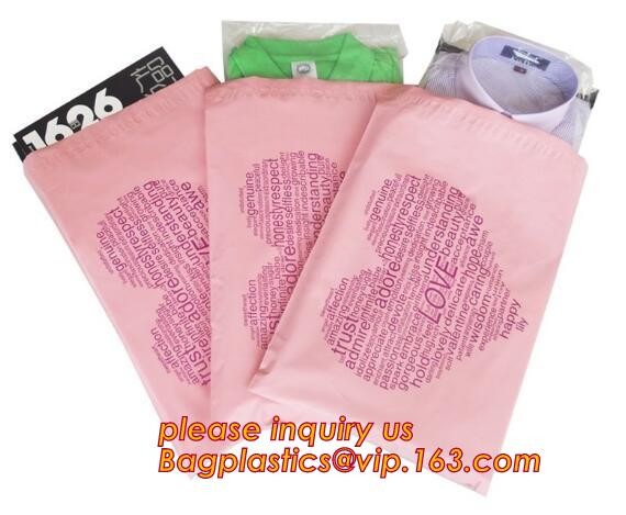 cornstarch made biodegradable and compostable courier mailing plastic shipping packaging bag with custom logo CLOTH PACK