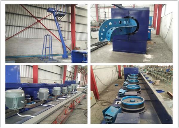 Quality 11 Blocks Straight Line 1200kgs / Hour Wire Drawing Machine for sale