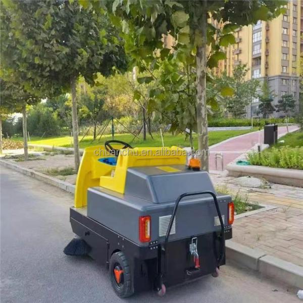 Ride On Electric Vacuum Sweeper for Road Cleaning and Energy Type Pure Electric