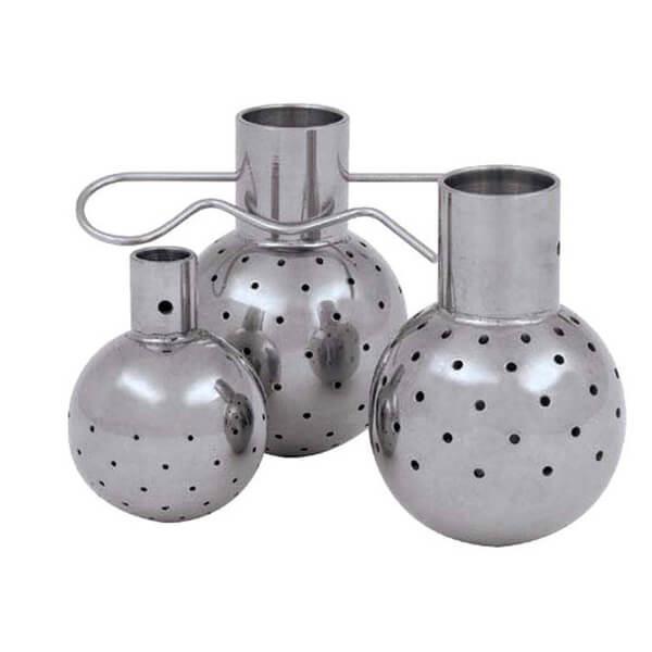Quality Sanitary T Type Tri Clamp Spray Ball , Double Circulating Clean In Place Spray Ball for sale