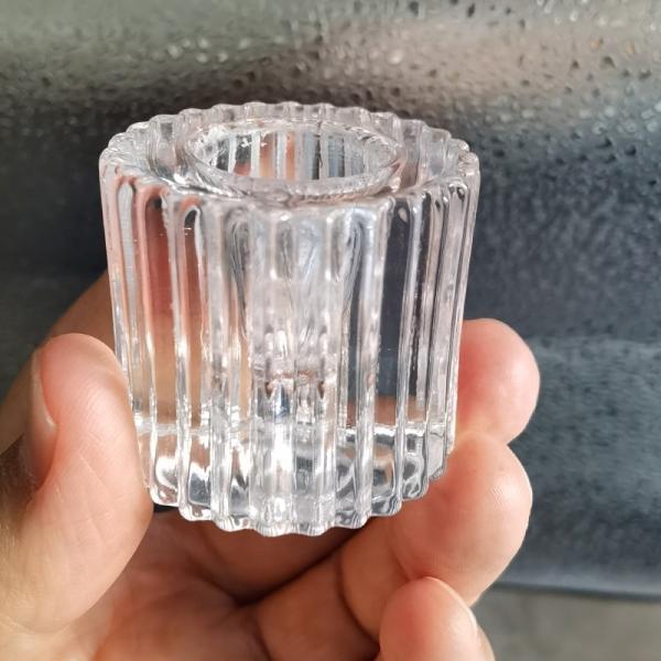 Crystal Embossed Mini Candle Stand for special event