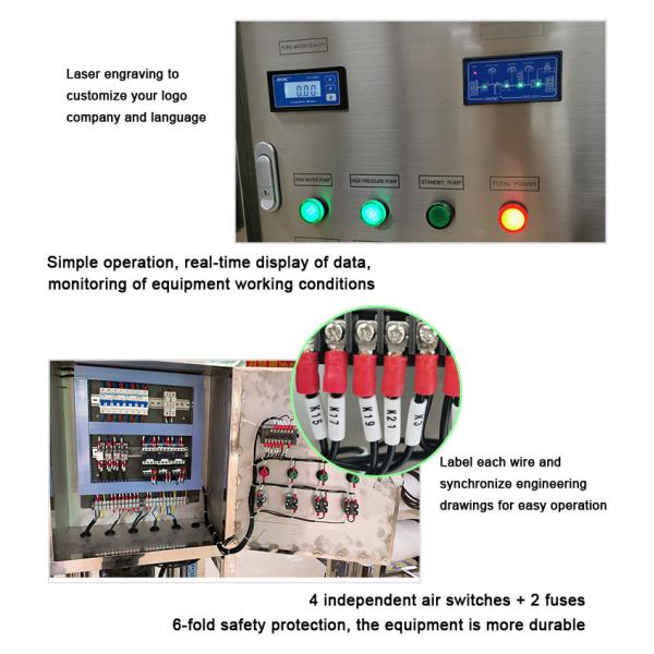 12000L/H RO Water Filter Treatment Plant EDI Ultra Pure Purifier Machine Reverse Osmosis System