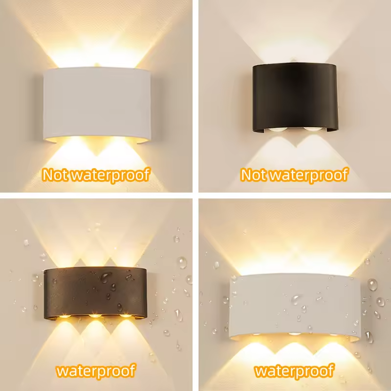 Popular Outdoor Solar Wall Light for Exterior Wall Waterproof 4W/6W/8W/10W CRI 80