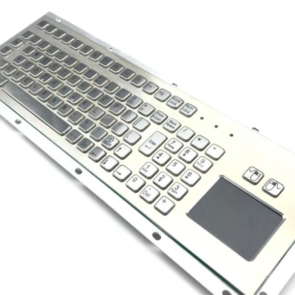 IP65 / IK07 SUS304 Industrial Dust Proof Keyboard Over 2million Key Life Cycle