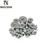 10mm Titanium Pipe Plug Stainless Steel Inox Polished Hex Socket Screws Din908
