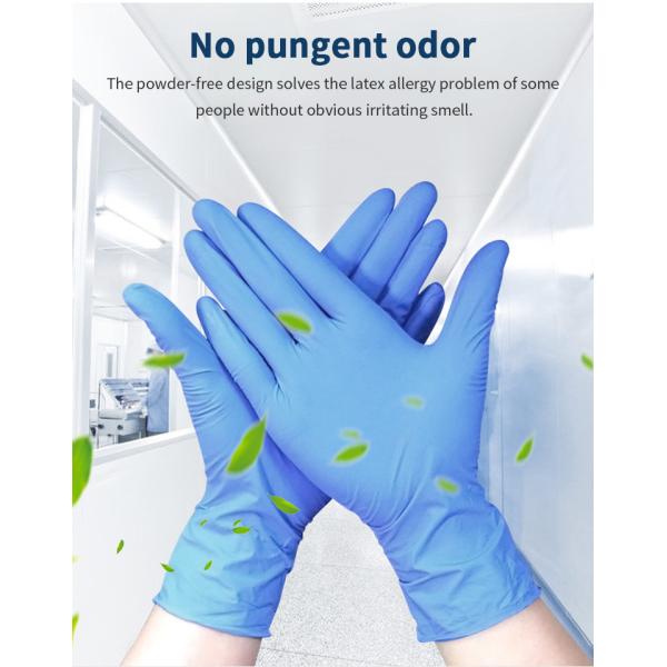 Puncture Proof 15 Mil Disposable Nitrile Gloves Powder Free