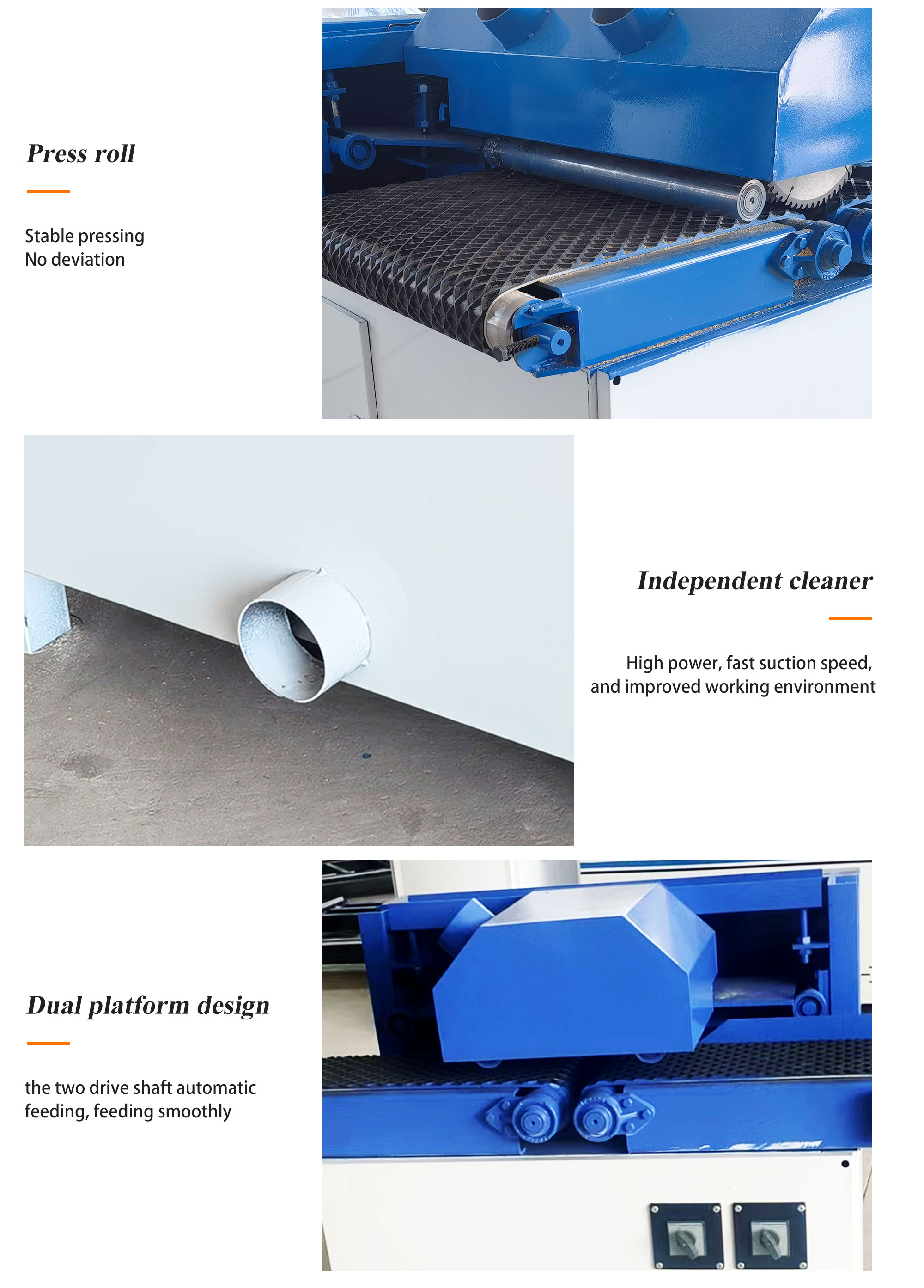 Multi Blade Rip Saw Machine for Horizontal Circular Cutting in Building Material Shops