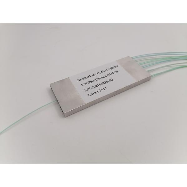 OM3 Multimode Fiber Optic PLC Splitter 1x12 Low Insertion Loss