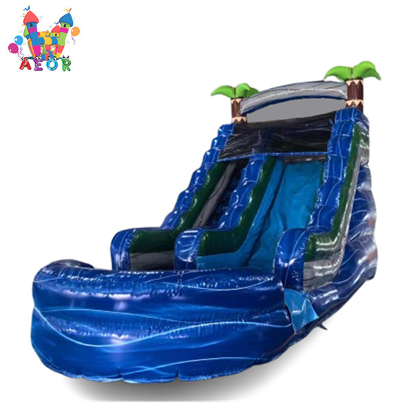 Inflatable Water Slide With Detachable Pool For Sale Waterslide