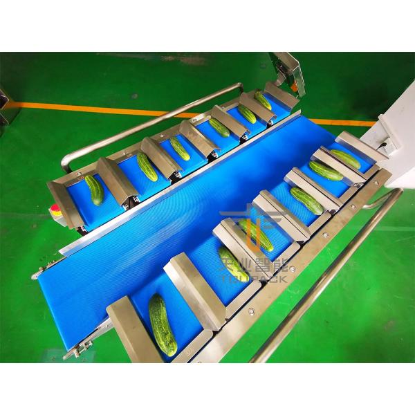 Carrot Vegetables IP65 12 Belt Fruit Multihead Weigher