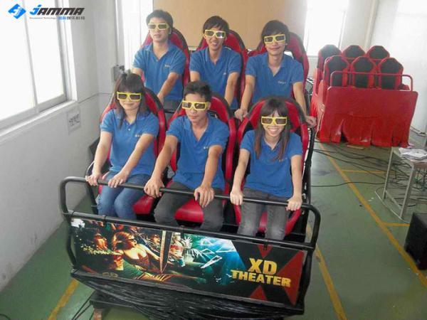 Quality Hydraulic System 5D Movie Theater 6 DOF With Double Layer Hardware Assembly for sale