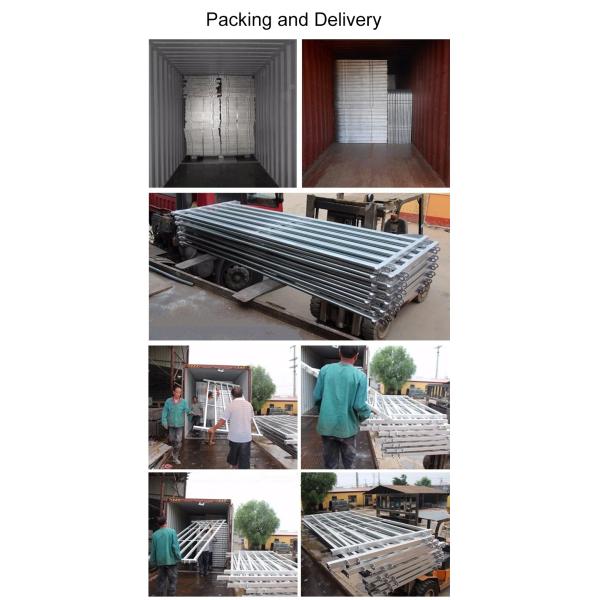 Heavy Duty Galvanized Cattle Yard Horse Fence Panel livestock panels