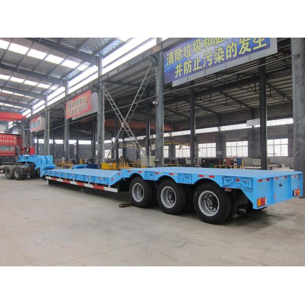 BPW Axles Low Platform 120 TON Front Loading Lowbed Trailer with Removable Gooseneck
