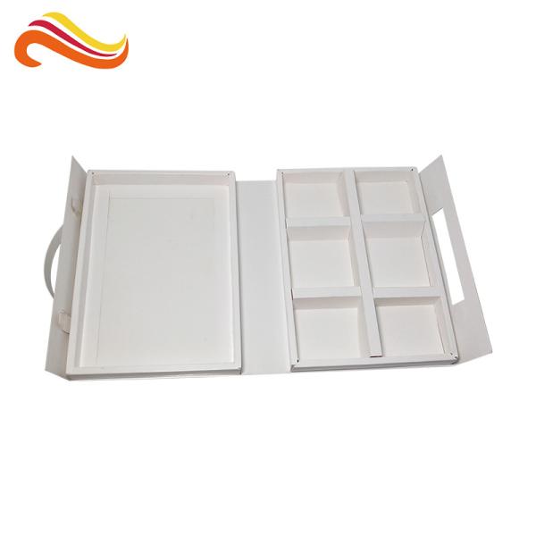 Quality White Color Folded Leaflet Printing Cardboard Box Paper Material Elegant Design for sale