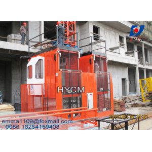 China Passenger Construction Building Hoist Elevator 2*1000kg Loading Capacity wholesale