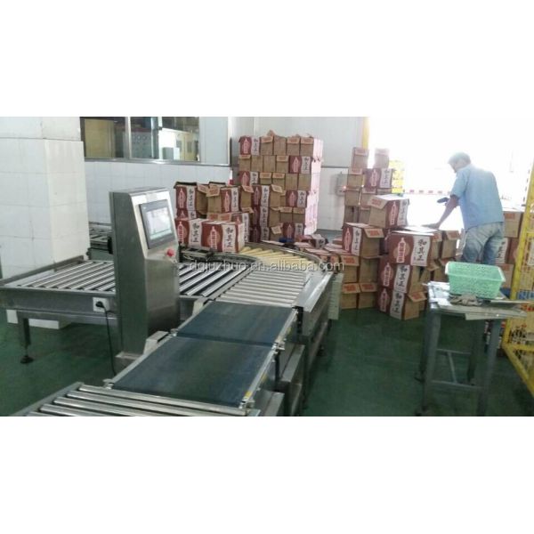 Continuous Weight Checking Industrial Conveyor Checkweigher Digital Weighing Machine Rejector System JZ-W Series