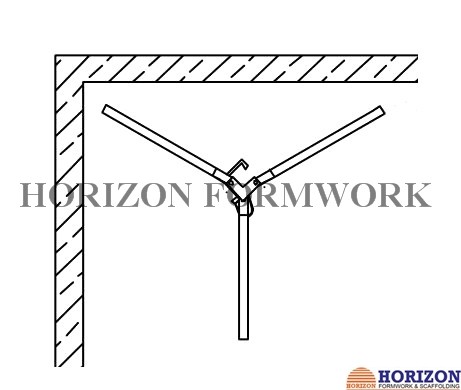 Concrete Slab Formwork Systems With Removable Folding Tripod H80