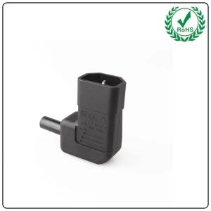 China LZ-14-T1R 10A 250V IEC 320 C14 Male C13 With Fuse Adapter Female Connector on sale