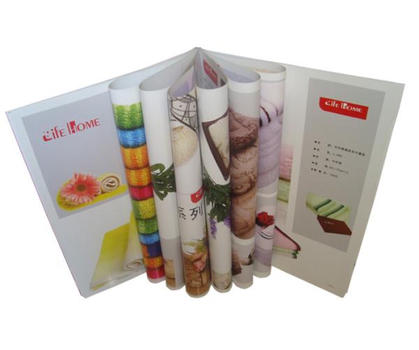 Quality Stapled Brochure Booklet Printing Hard Cover Flexi Bound Binding Vivid Image for sale