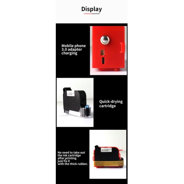 Portable Mini Intelligent Industrial Handheld Inkjet Printer for Wood Printing 3.5kg
