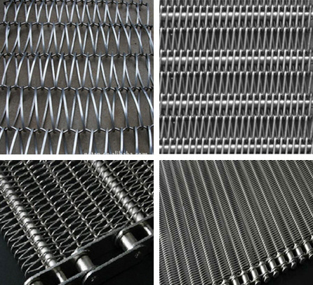 Stainless Steel Flexible Flat Wire Mesh Conveyor Belt For Bread Industry