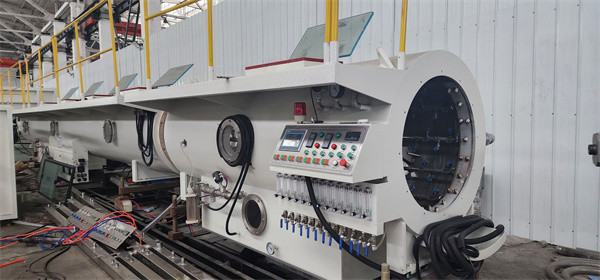 Screw Barrel Plastic PVC Pipe Machine , Customized PVC Extruder Machine