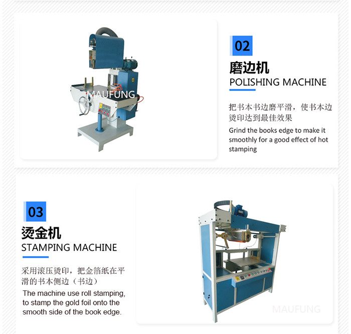 A5 Book Edge Hot Foil Stamping Machine Notebook Binding Machine