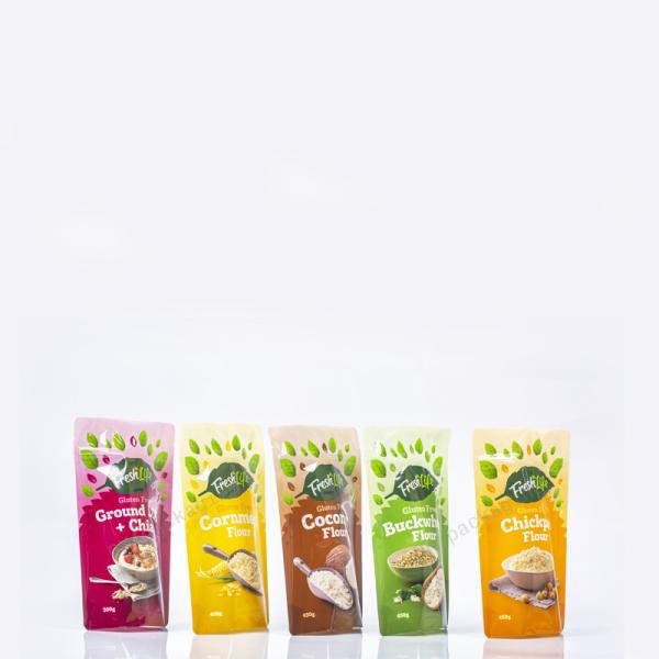Rice 100 Microns Food Packaging Pouch With Zipper PET